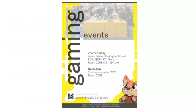 Gaming Plakat events