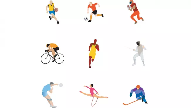 Schmuckbild Sportarten colourbox 2613320