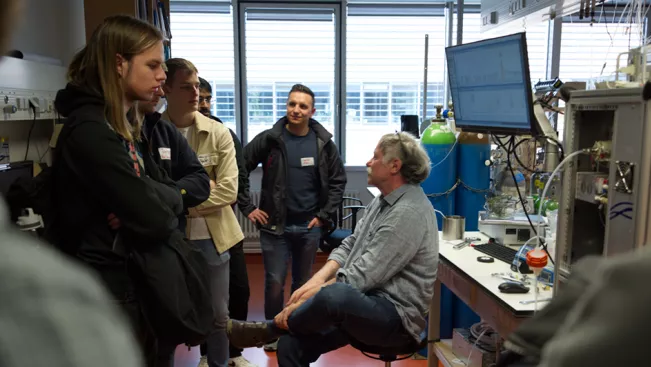 KLUGER Transfer Besuch am MPIC Williams Lab Thomas Klüpfel VOC Messung 