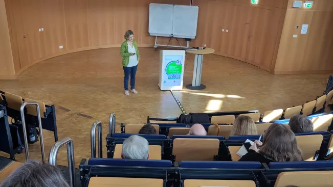 erstin Rosenow-Williams bei der Ringvorlesung "Gemeinsam Nachhaltig"