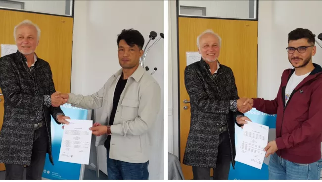 „Hoffnungstreffen" Stipendiat*innen Collage