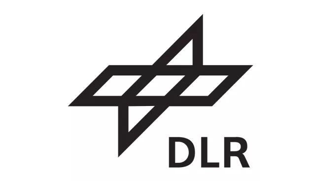 DLR Logo, weisser HG