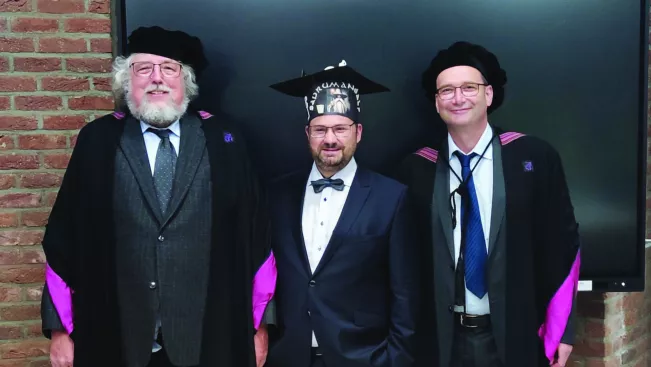 Promotion von Alumnus Christof Hammer