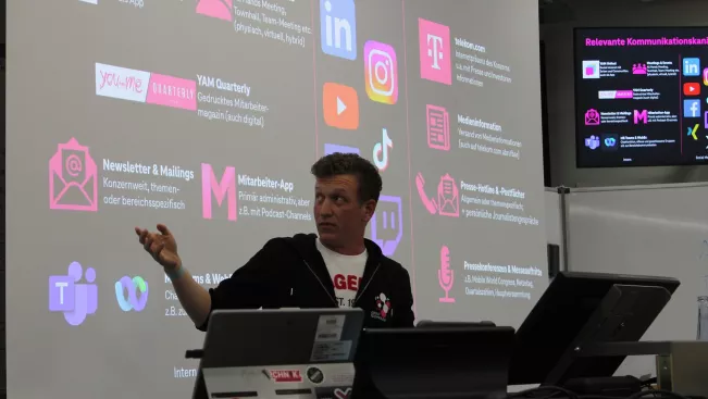 Ringvorlesung "Die Medienmacher:innen" Vortrag Thorben Stange Telekom 2023