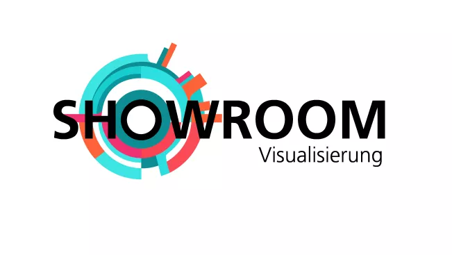 Logo Showroom Visualisierung