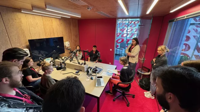 Telekom Exkursion Podcast Studio 2024