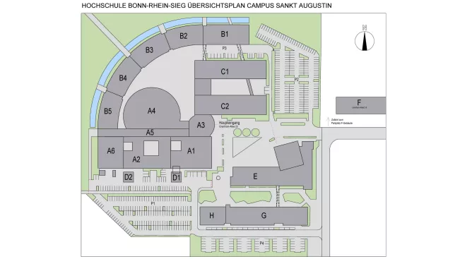 Lageplan Campus Sankt Augustin 2023ohneTechnopark