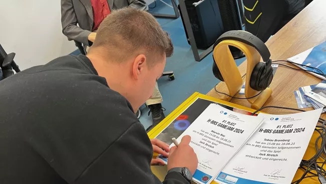 2024 GameJam IVC H-BRS Siegerehrung