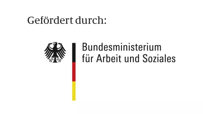 Förderlogo Bundesministerium für Arbeit und Soziales