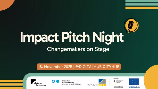 Banner Impact Pitch Night - Changemakers on Stage