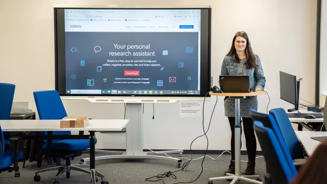 Workshop Bibliothek Schulungsraum