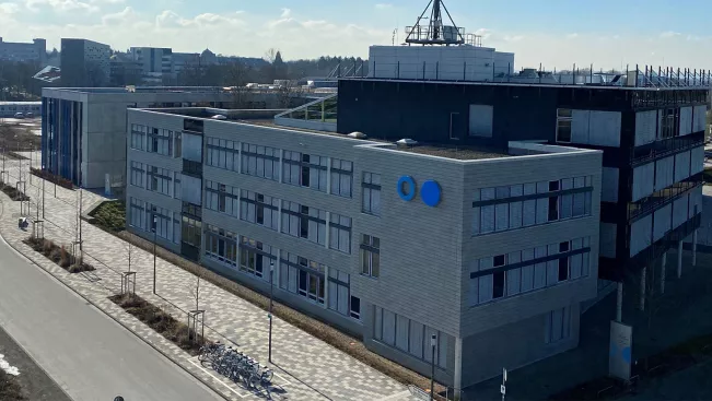 Blick auf den Campus Sankt Augustin Gebäude E Foto Dominik Pieper (DE)