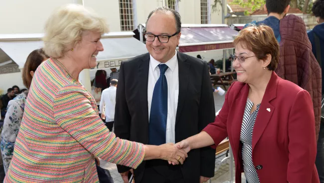 International-Media-Studies_Staatsministerin-mit Dekanin_20151020_Istanbul_Foto_Universität-Istanbul.jpg (DE)