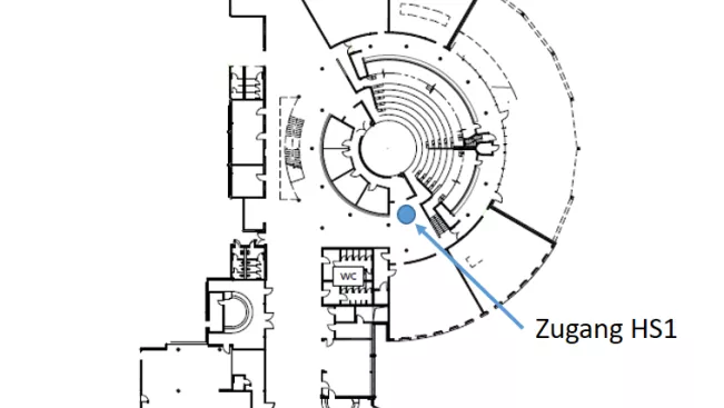Lageplan Hauptgebäude Sankt Augustin Hörsaal1 Skizze