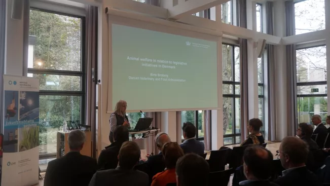 Animal welfare in relation to legislative initiatives in Denmark. - Birte Broberg. Foto: IZNE (DE)
