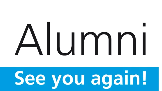 Alumni Aufkleber Englisch (DE)