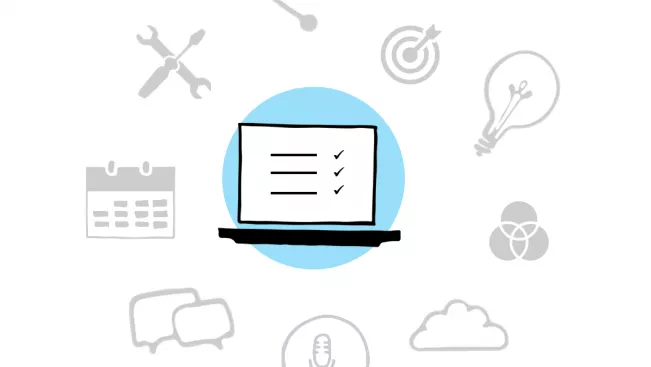 Didaktisches Design E-Learning Icons