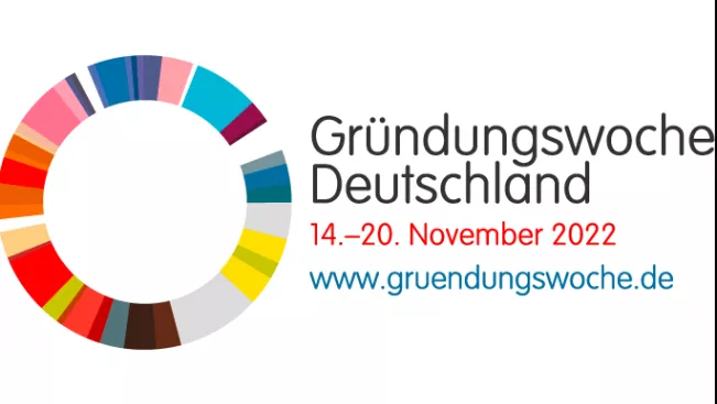 Logo Gründungswoche Deutschland 2022