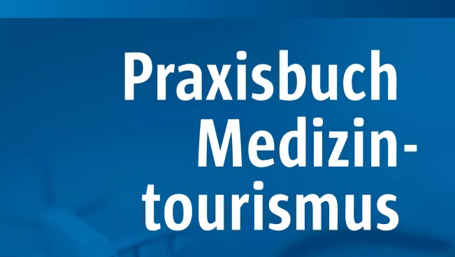 Buchcover Praxisbuch Medizintourismus Asefi MWV 2022