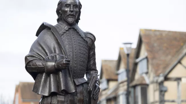 Shakespeare Statue fuer spz colourbox 54166644