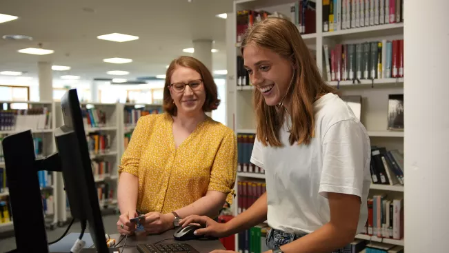 Anmeldung Beratung Bibliothek