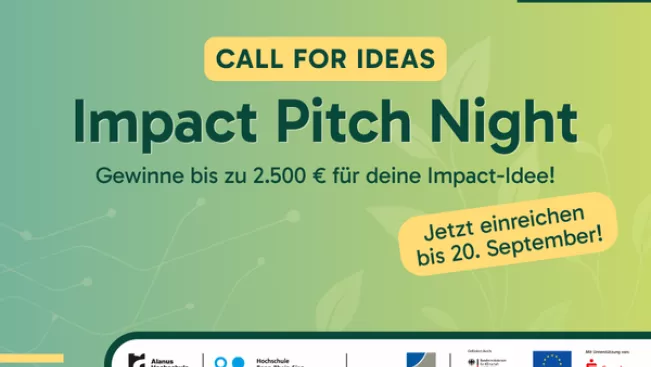 Call for Ideas: Impact Pitch Night Banner