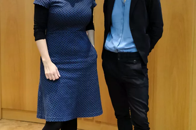 ZEV-Ringvorlesung "Wir müssen reden" 07.11.2019. Dr. Katrin Dobersalske und Julia Krüger (Bild 387). Foto: S. Flessing (DE)