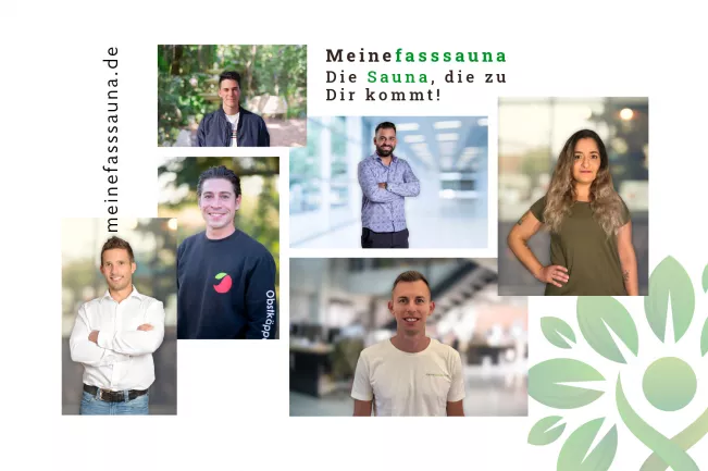 Finalteam meinefasssauna.de Start-up-Cup 2022