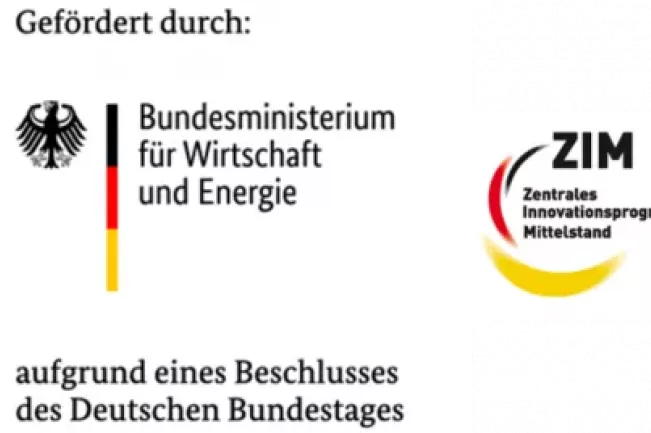 Logo des BMWK und ZIM
