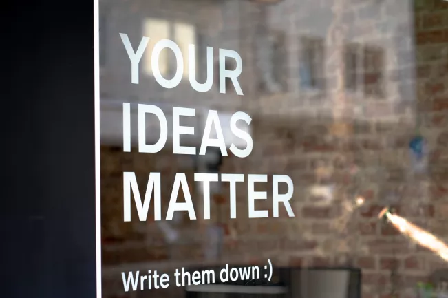 Unsplash Your ideas matter