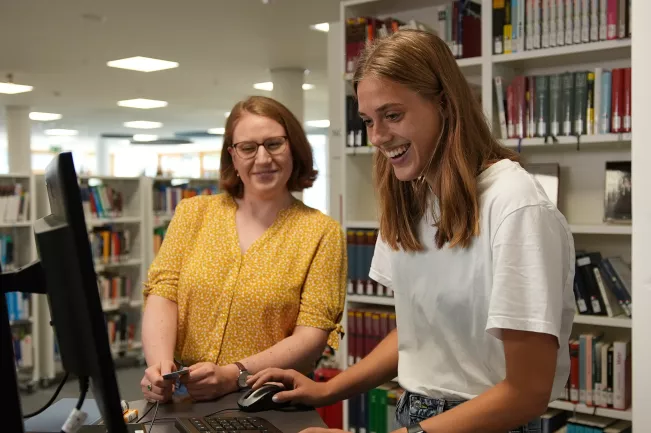 Anmeldung Beratung Bibliothek
