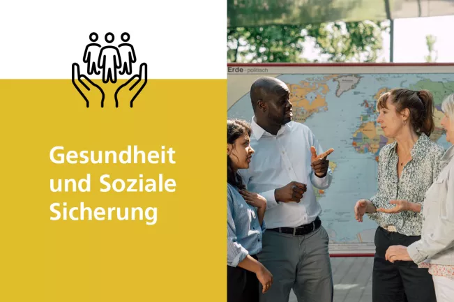 Themenfeld Gesundheit und Soziale Sicherung Teaser