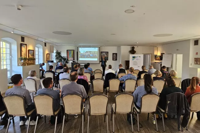 Begrüßung der 10. TREE-Klausurtagung durch Prof. Dr. Dirk Reith. Foto: Fabian Tenk