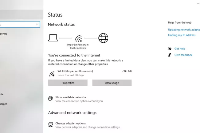Setup Library remote access Windows settings