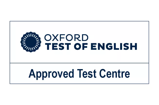 Logo Oxford test for English Approved Test Centre