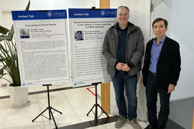 Prof. Dr. André Hinkenjann auf Einladung in China: 2025