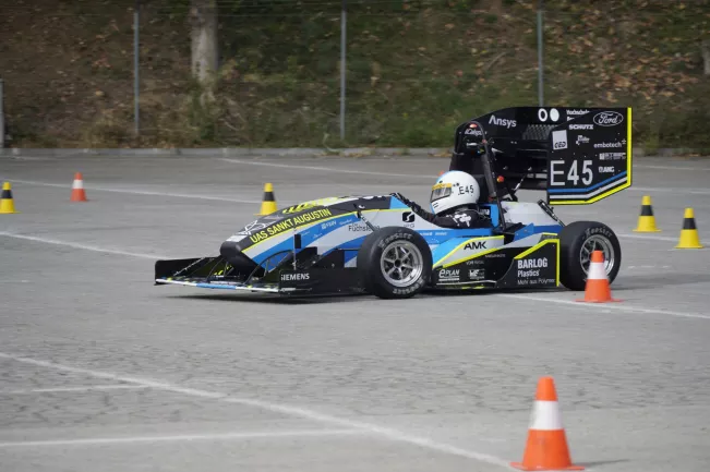 G21e Rennwagen von BRS Motorsport bei der Formula Student Spain 2021 (DE)