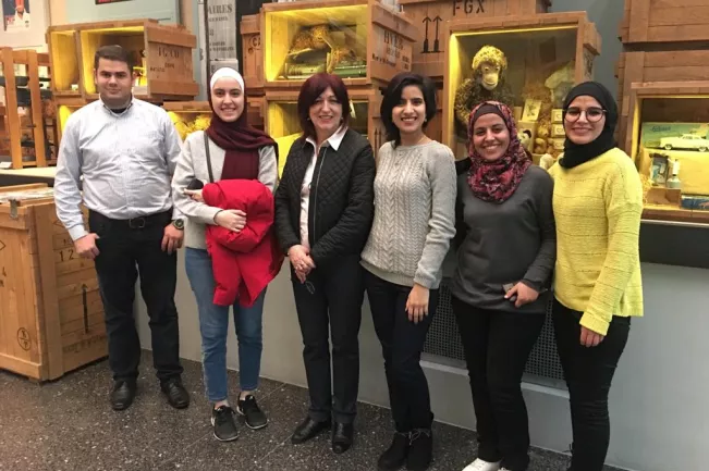 Teilnehmer der SDMCT-Studiengruppe im Haus der Geschichte (DE)