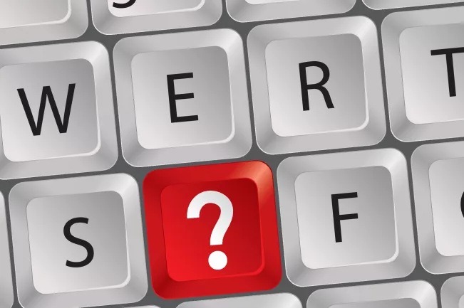 Tastatur mit Fragezeichen - Colourbox2581581.jpg (DE)