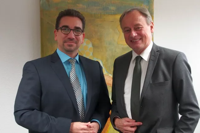 Guido Déus, MdL, zu Besuch (DE)