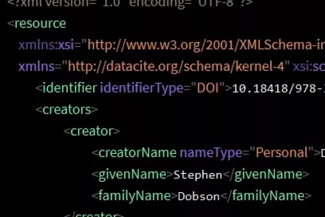 Metadaten XML Format
