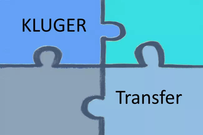 KLUGER Transfer Puzzle Logo Projekt