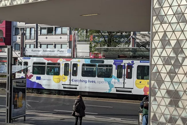Die neue Erasmus+ Bahn in Bonn