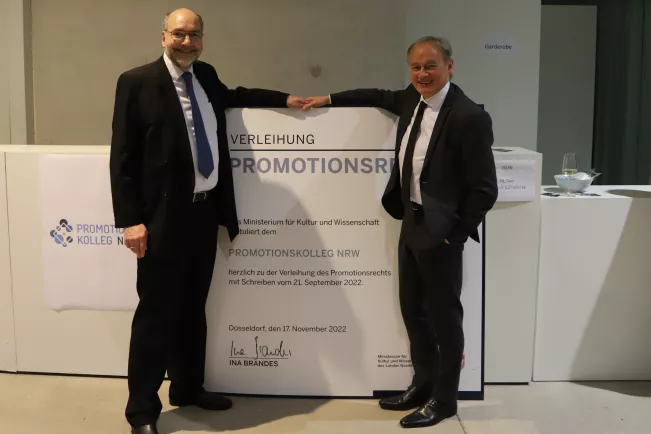 festakt 2 Promotionskolleg NRW sternberg ihne 17112022 Foto Pascal Kimmich