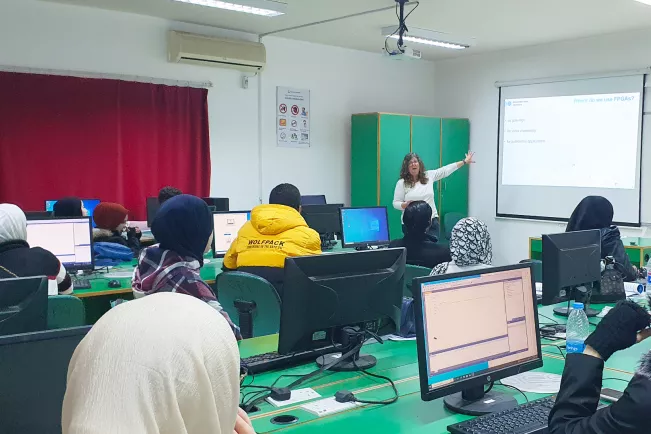 Workshop an der Yarmouk University (Jordanien)