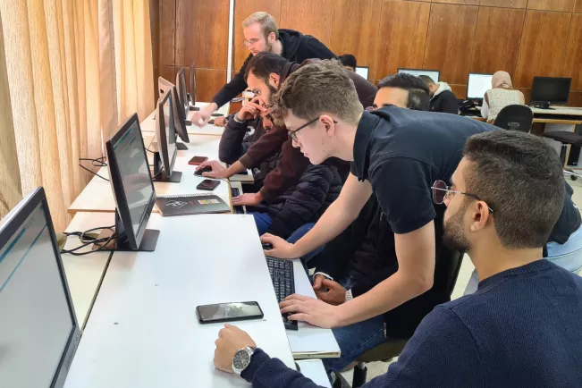 Workshop an der Yarmouk University (Jordanien)