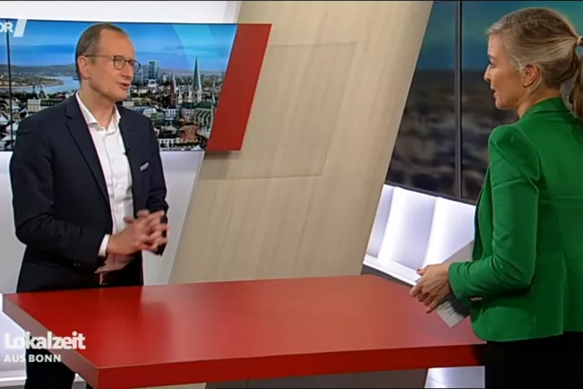 Jens Böcker in WDR Lokalzeit aus Bonn am 30. Januar 2023