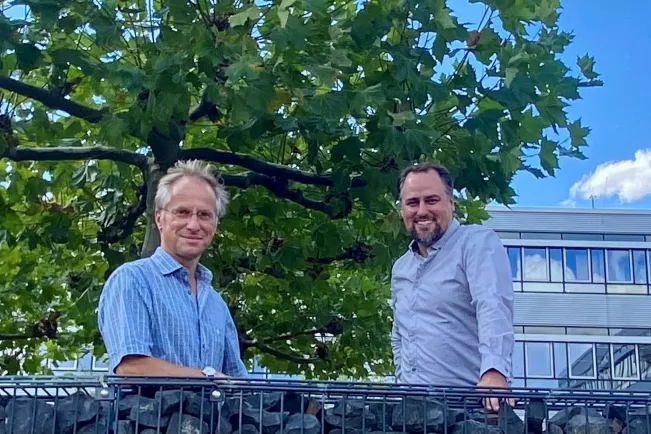 Dekan Richard Jäger und Prodekan Johannes Steinhaus Rheinbach 2022 Foto Lara Kehret