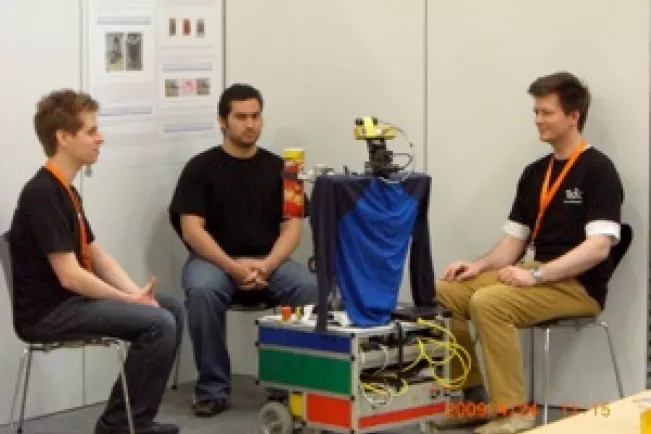 Johnny at RoboCup German Open 2009