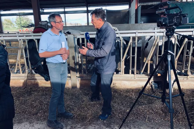 Agrarjournalist und Landwirt 2022 Foto Katharina Seuser